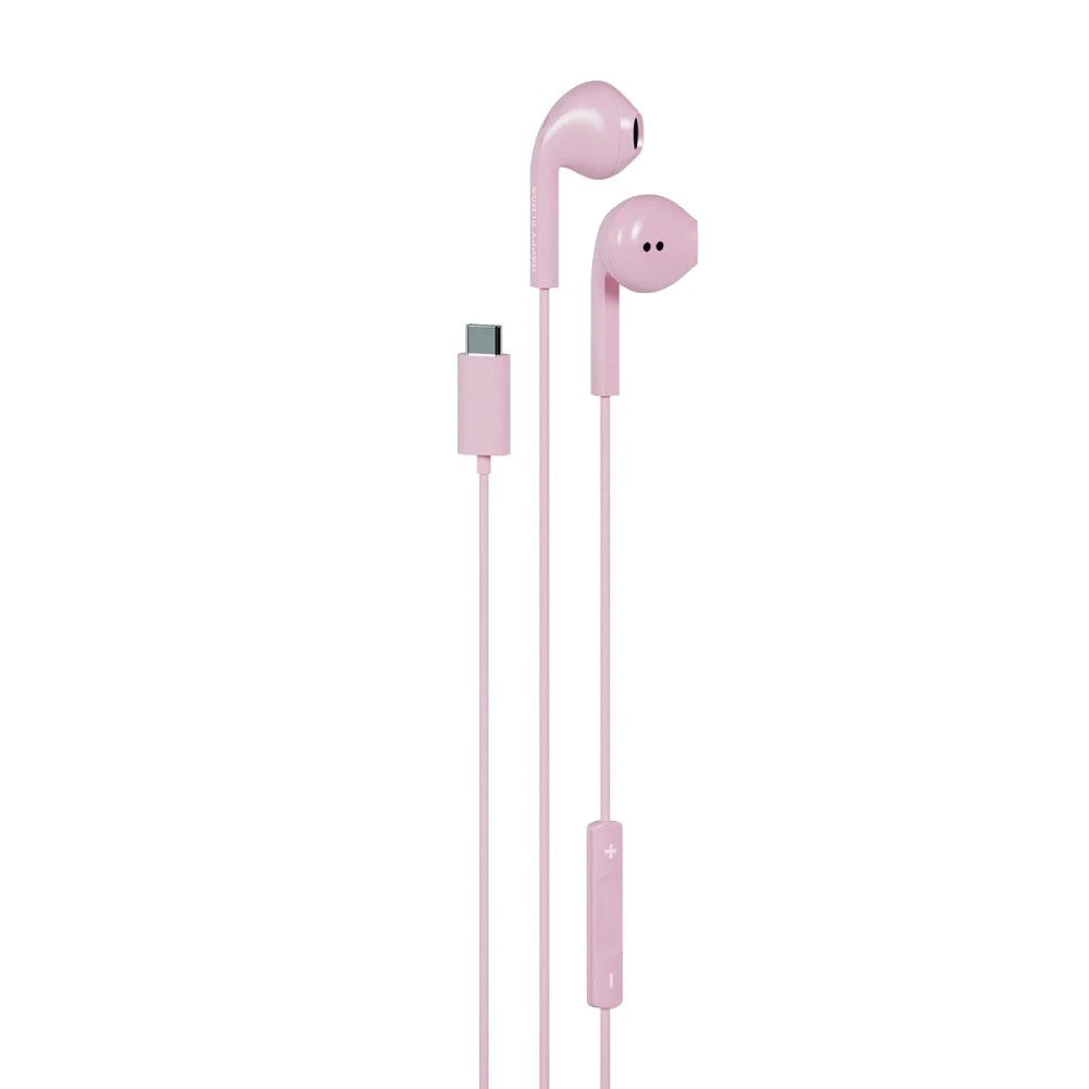 Happy Plugs Hörlurar med USB-C - In-Ear - Rosa
