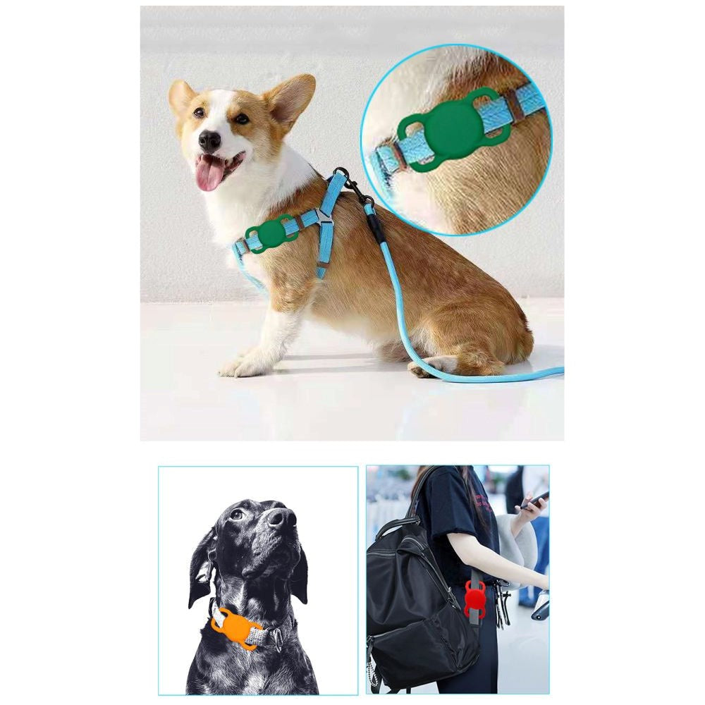 AirTag silikonfodral Tech-Protect för kråka - Svart