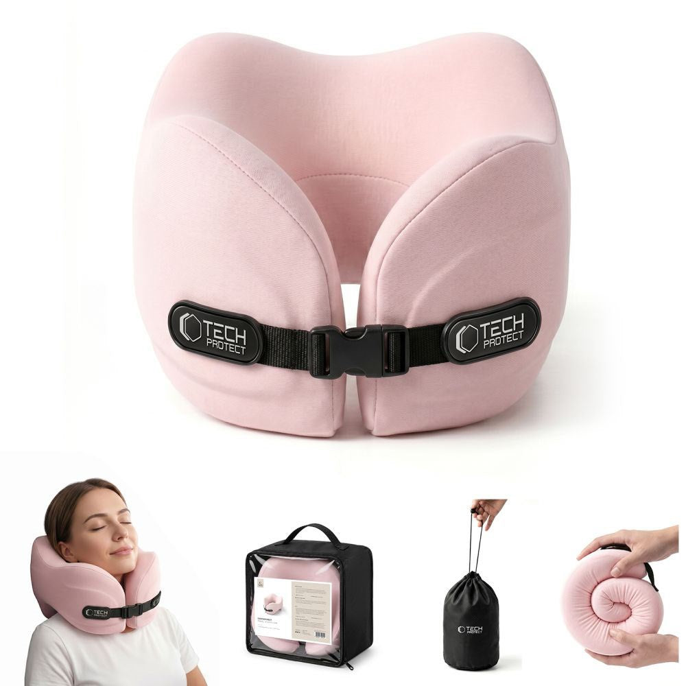 Tech-Protect ComfortRest Rese Nackkudde - Rosa