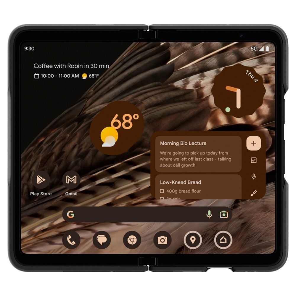 Google Pixel Fold Spigen Thin Fit Skal - Svart