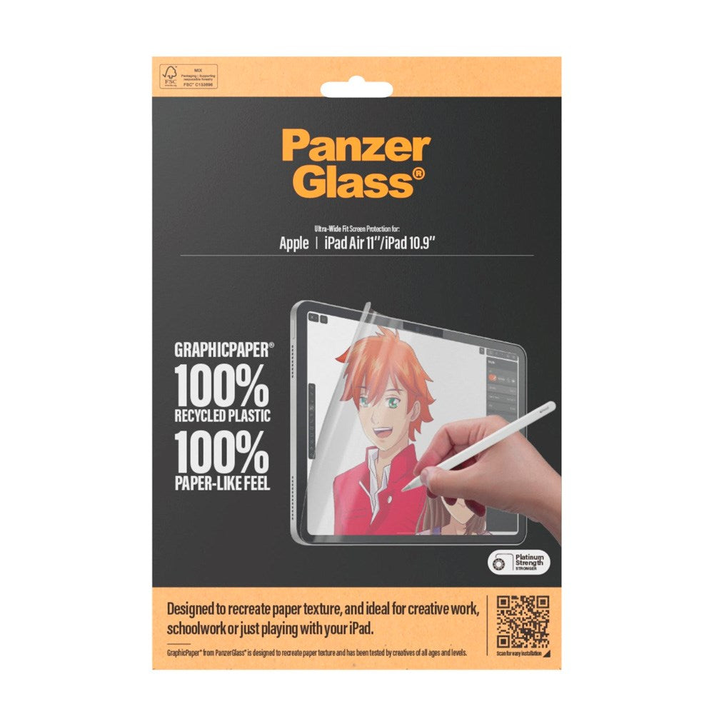 PanzerGlass Graphicpaper Skärmskyddsfilm - iPad Air 11" (2025 / 2024)/iPad 11" (2025) / iPad 10.9" (2024/2022) - Genomskinlig