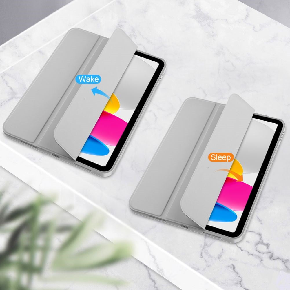 Tech-Protect iPad 11" (2025) / iPad 10.9" (2024/2022) SC Fodral m. Apple Pencil Hållare - Grå