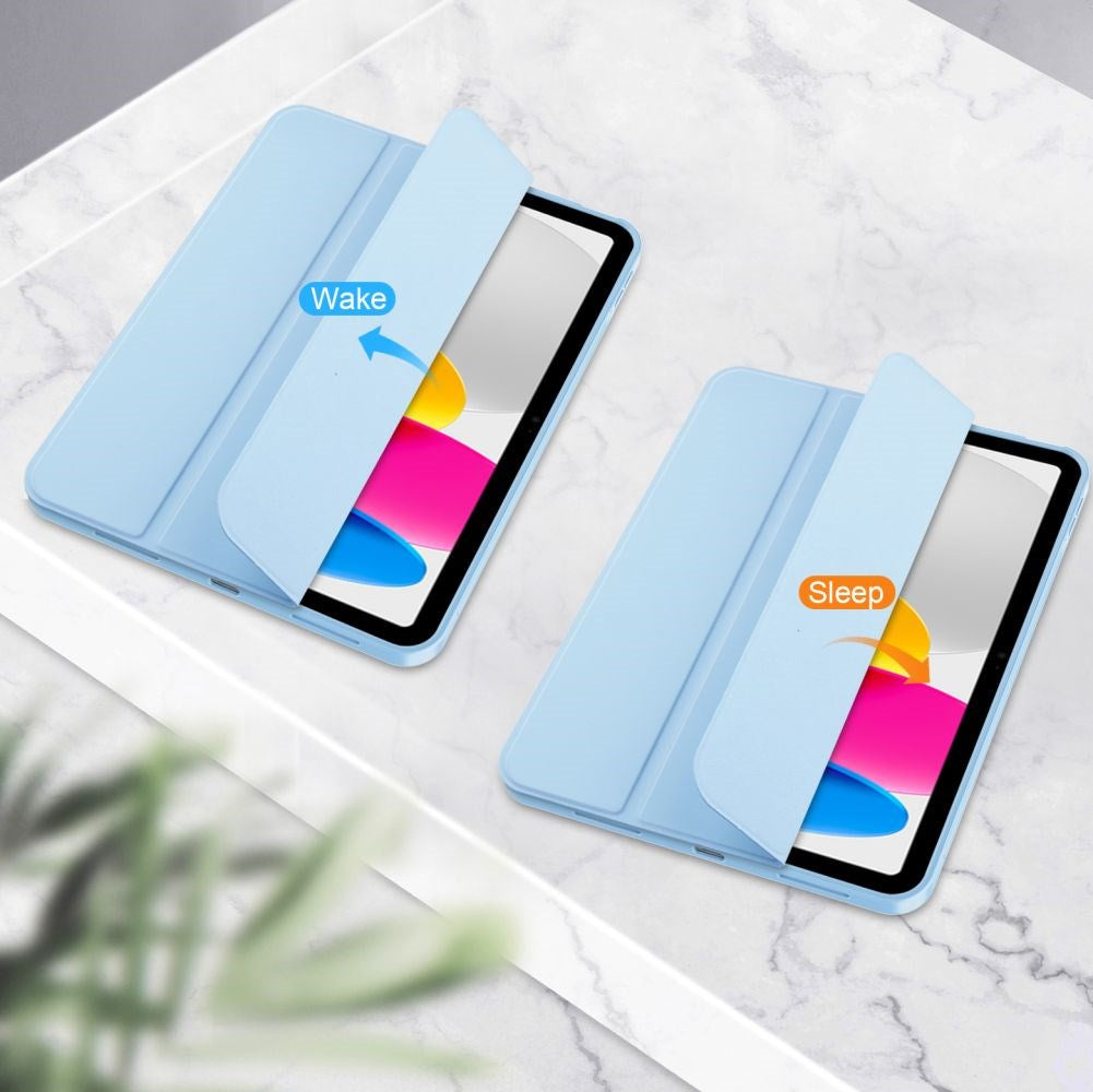 Tech-Protect iPad 11" (2025) / iPad 10.9" (2024/2022) SC Fodral m. Apple Pencil Hållare - Ljusblå