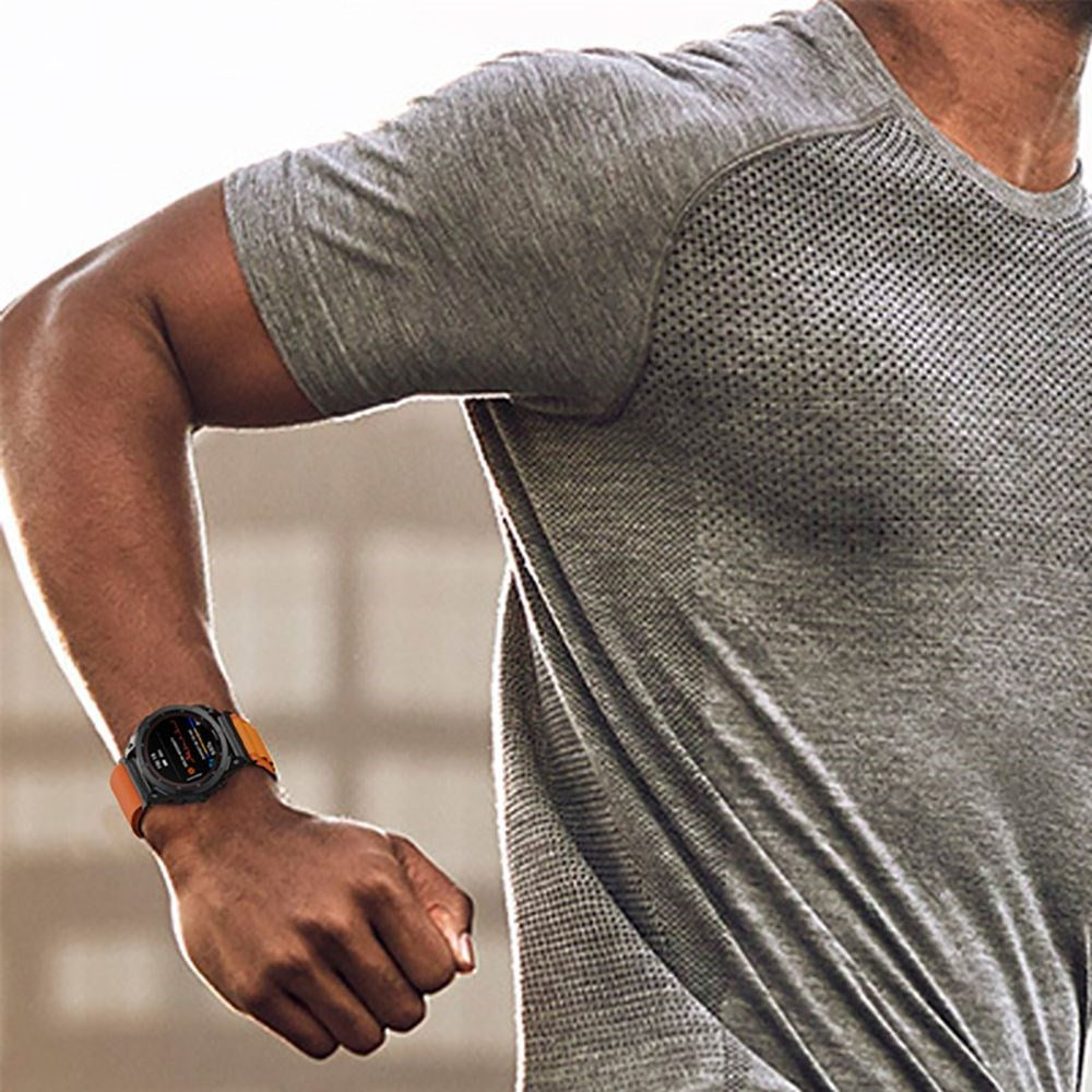 Universal Garmin 26mm QuickFit Tech-Protect Nylon Pro Klockarmband - Grön