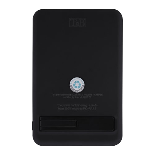 T'NB 5000 mAh MagSafe Powerbank med Stander - Svart