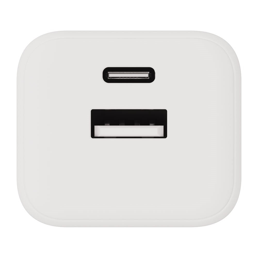 X2O 20W Väggladdare m. 1x USB-A & 1x USB-C - Vit