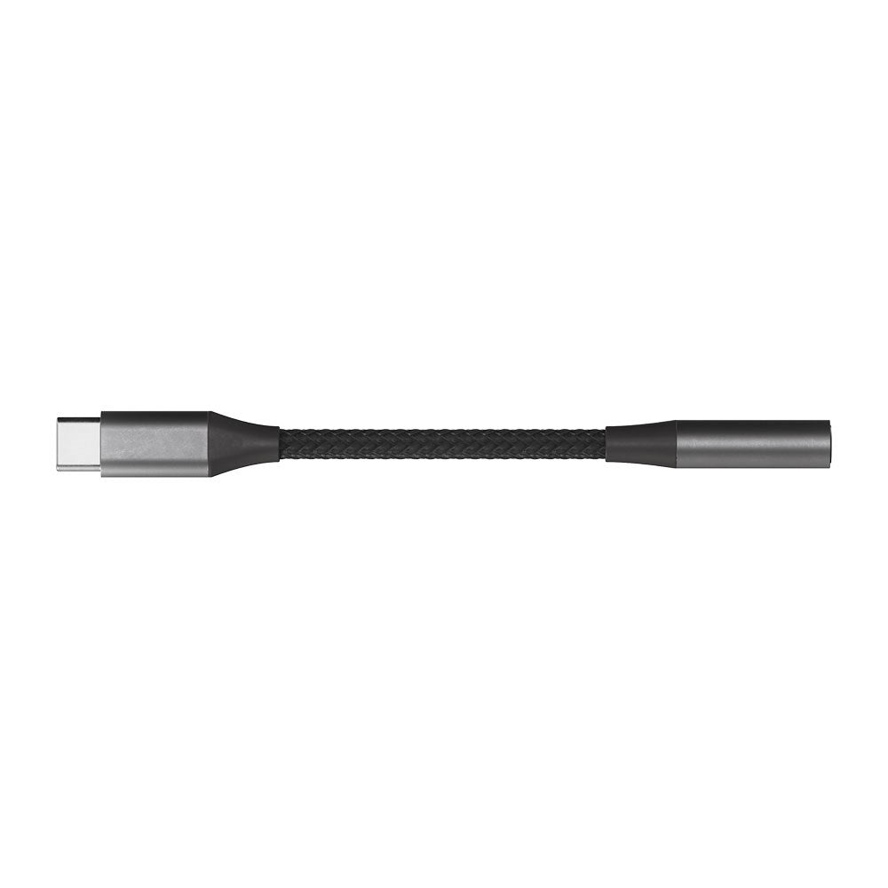 X2O Longlife USB-C till 3.5mm AUX Ljud Adapter - 0.1m - Svart
