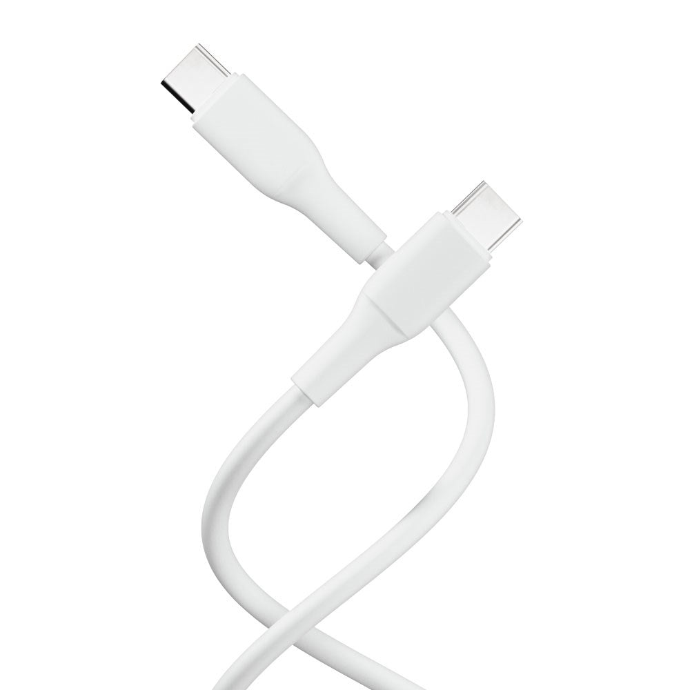 X2O Superflex 60W USB-C till USB-C Kabel - 1.5m - Vit