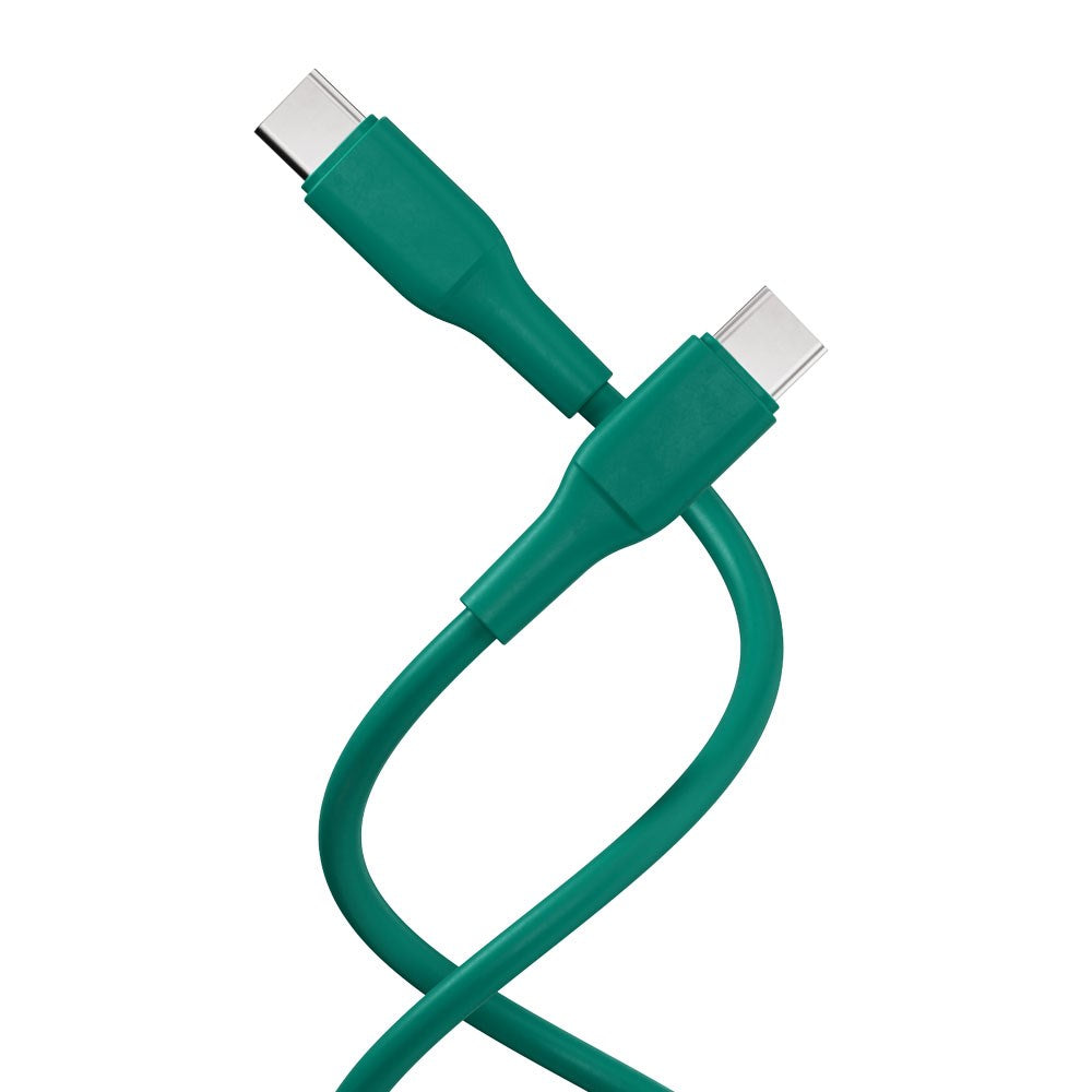 X2O Superflex 60W USB-C till USB-C Kabel - 1.5m - Grön