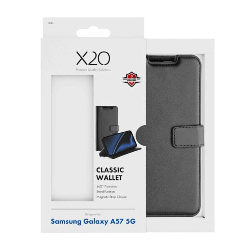 Samsung Galaxy A57 X2O Classic Wallet Fodral - Svart
