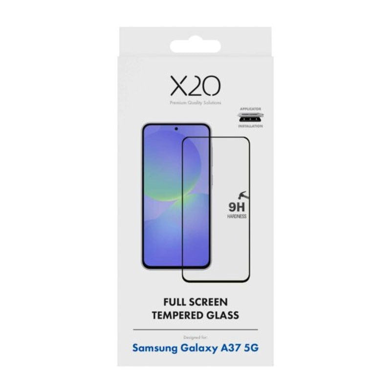 Samsung Galaxy A37 X2O 9H Full Fit Härdat Skärmskyddsglas - Genomskinlig