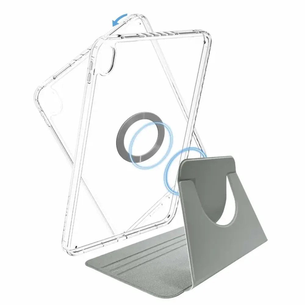 iPad 11" (2026 / 2025) / 10.9" (2024 / 2022) X2O 2-i-1 Mag Folio Fodral - Grå