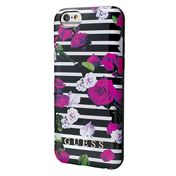 Guess iPhone 6/6s Spring Skal TPU - Ränder Rosor