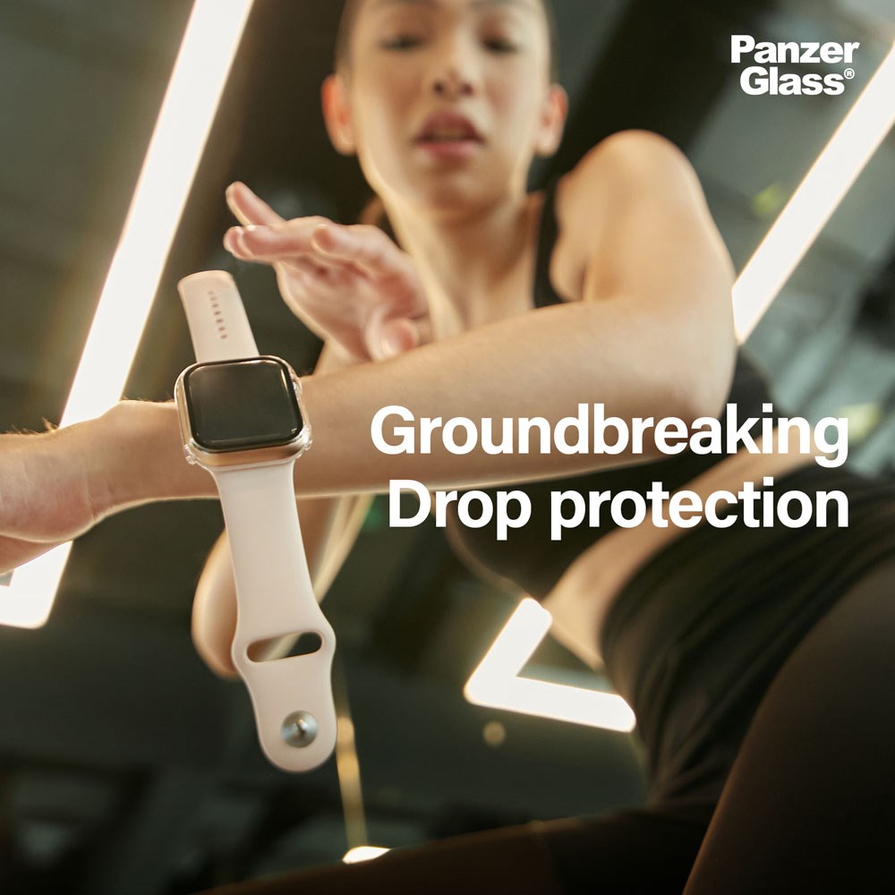 PanzerGlass Apple Watch Ultra 3/2/1 (49mm) Snappie Full Body Fodral med Inbyggt Skärmskydd - Genomskinlig