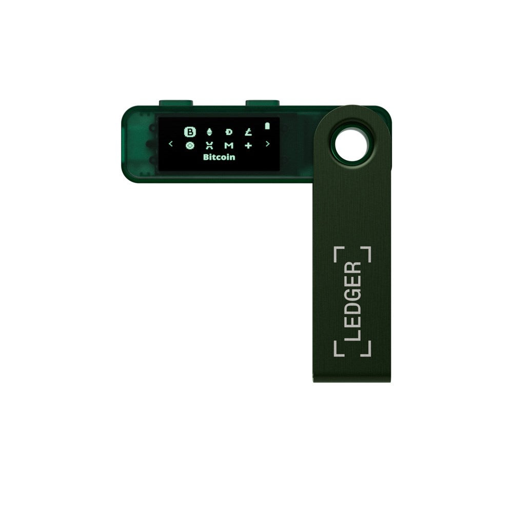 Ledger Nano S Plus Crypto Hardware Wallet - Emerald Green
