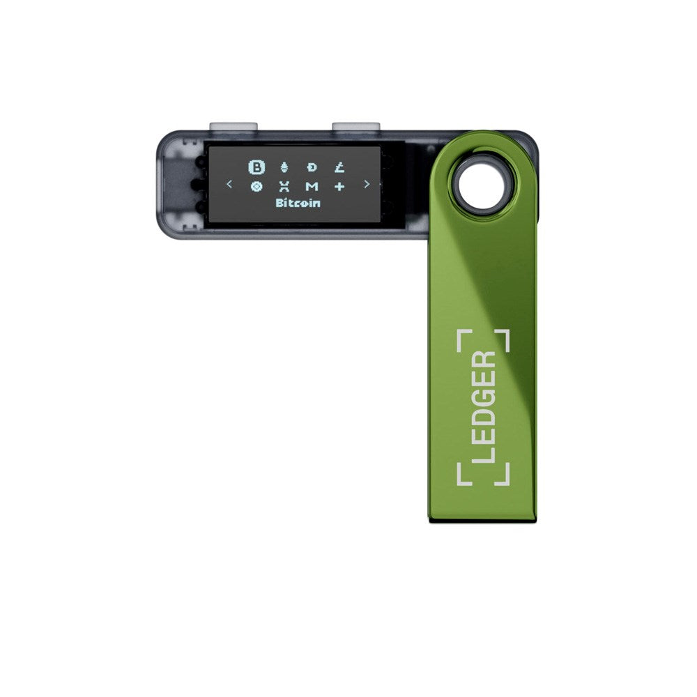 Ledger Nano S Plus Crypto Hardware Wallet - Oxidate Green