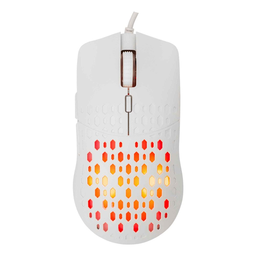 Baracuda OCTOPUS Gaming Mus - 6D / 3600 DPI - Vit