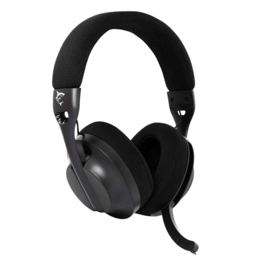 White Shark On-Ear Trådlösa Gaminghörlurar med Mikrofon - Svart