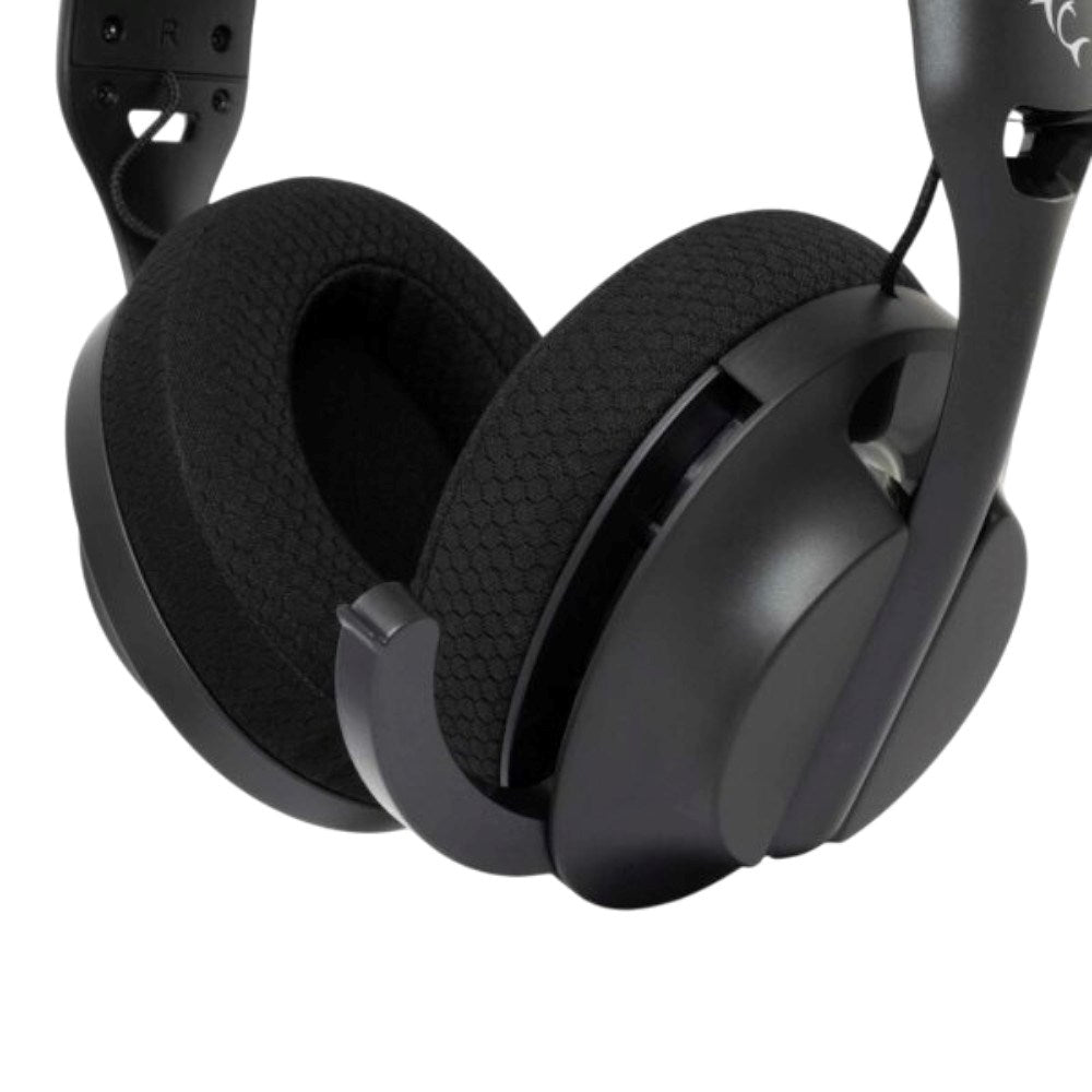 White Shark On-Ear Trådlösa Gaminghörlurar med Mikrofon - Svart