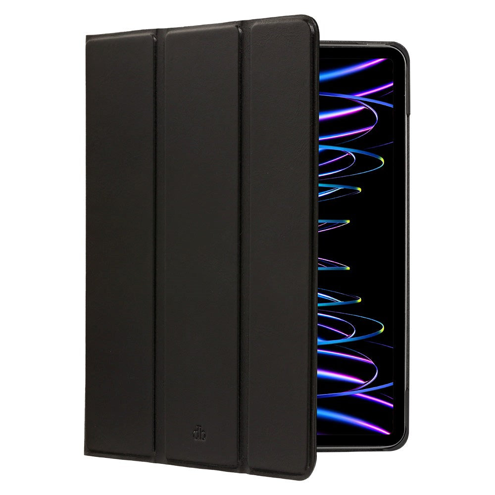 iPad 11" (2025) / iPad 10.9" (2024/2022) dbramante1928 Risskov Miljövänligt Flip Skal i Läder - Svart