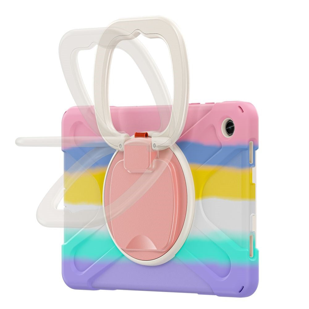 Samsung Galaxy Tab A9+ (Plus) Tech-Protect X-Armor Skal med Stativfunktion + Skärmskydd - Flerfärgad / Transparent