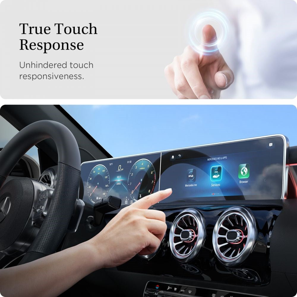 Mercedes A-klass (2020 / 2021) Spigen EZ Skärmskydd för Skärm och Pekskärm - Transparent