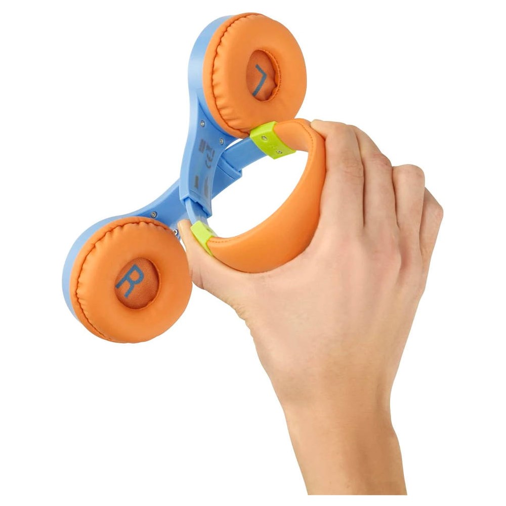 HAMA Trådbundna Hörlurar för Barn - Max. 85 dB - On-Ear - Blå / Orange