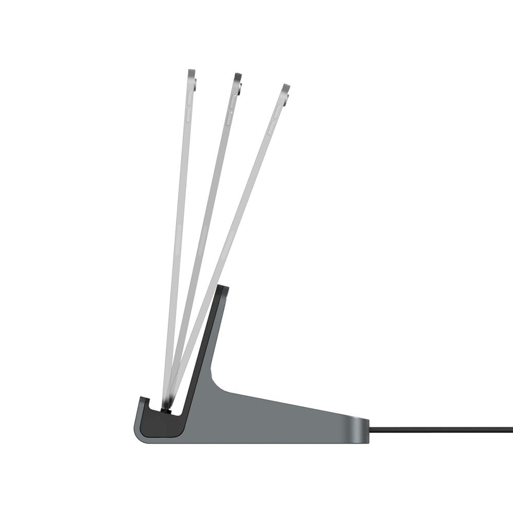 4Smarts VoltDock USB-C Laddningsstation 60W för Surfplatta och Mobil - Grå