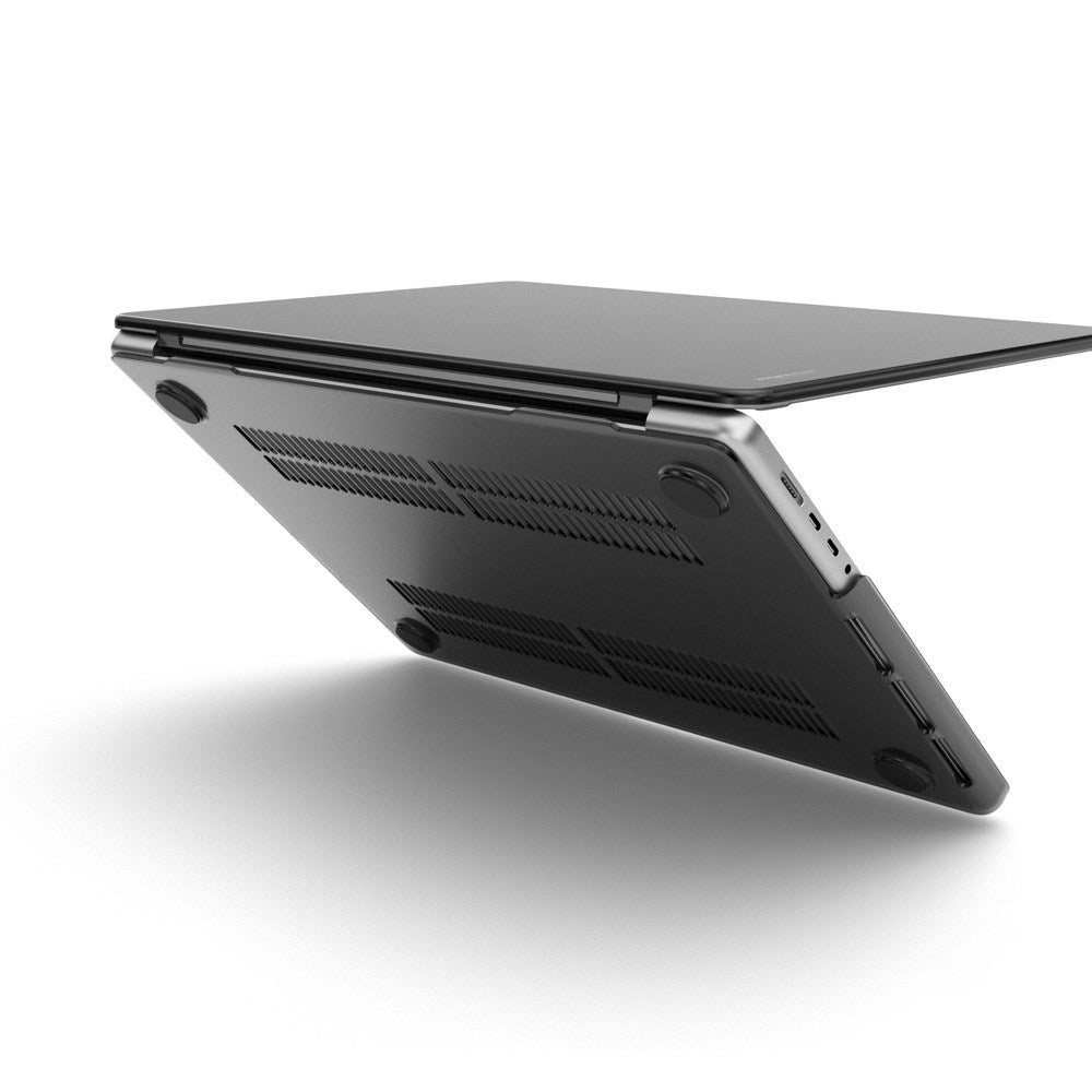 Vonmählen Transparent Skal för MacBook Air 13" M2/M3/M4 (2022-2025) - Genomskinlig/Svart