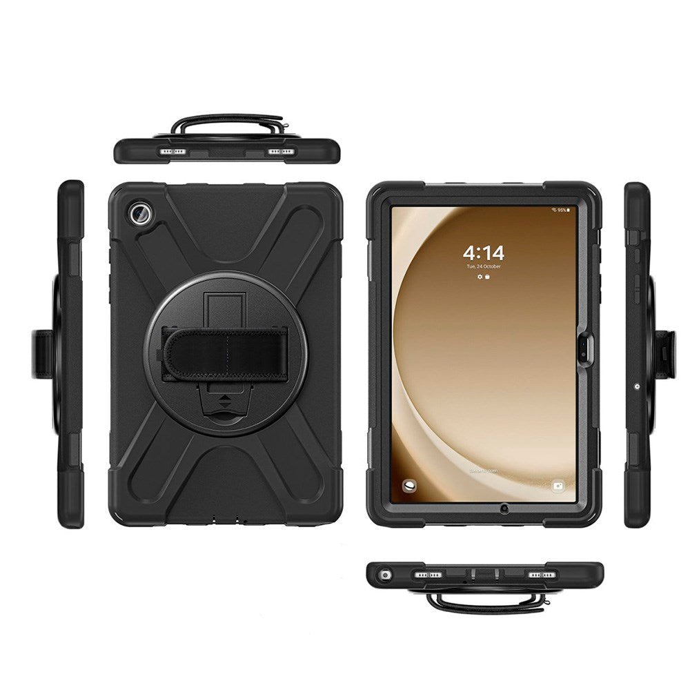 Samsung Galaxy Tab S10 FE / S9 FE 4smarts Rugged Surfplatta Fodral GRIP - Svart