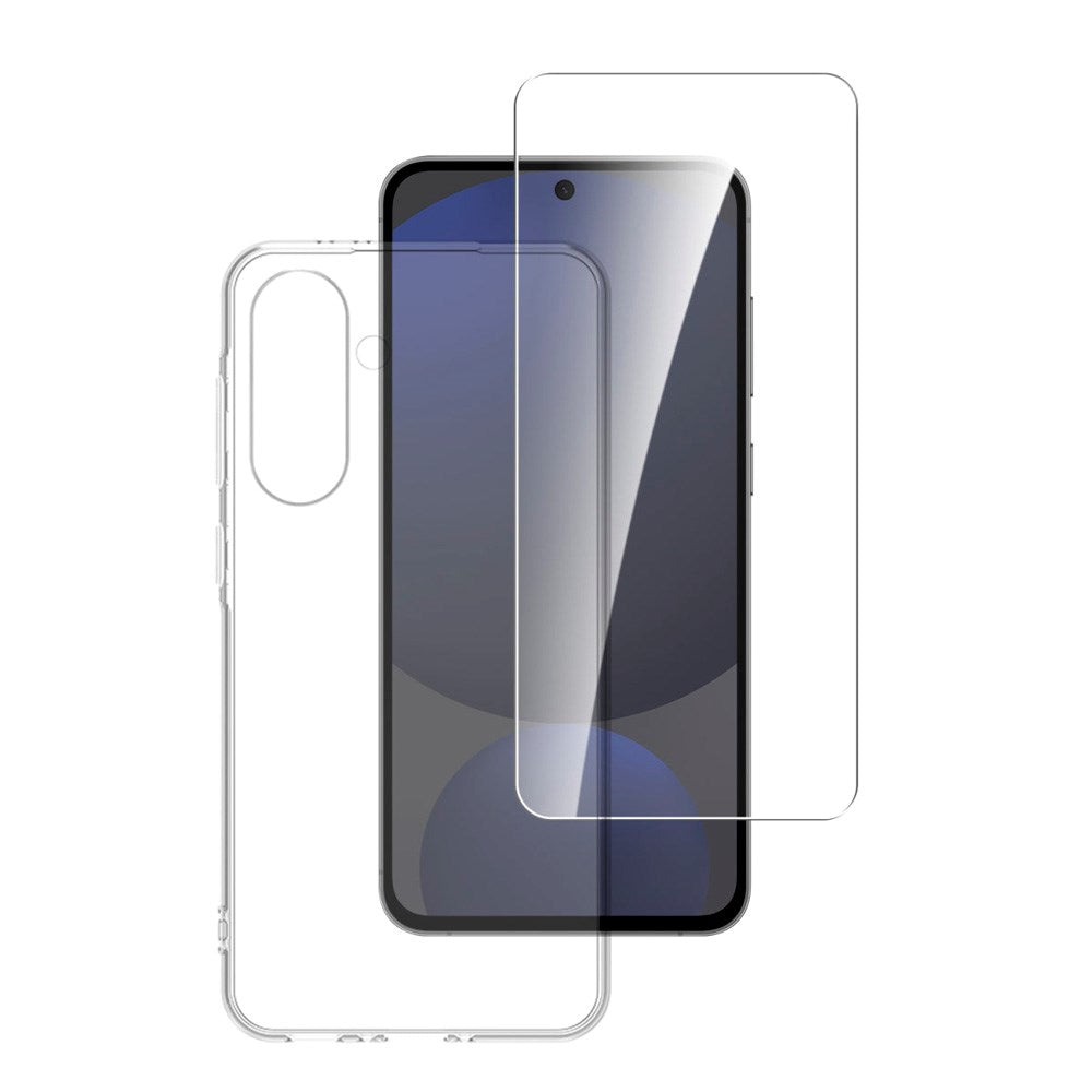 Samsung Galaxy A56 (5G) 4Smarts 360° Protection Set m. Skal & Skärmskyddsglas - Genomskinlig