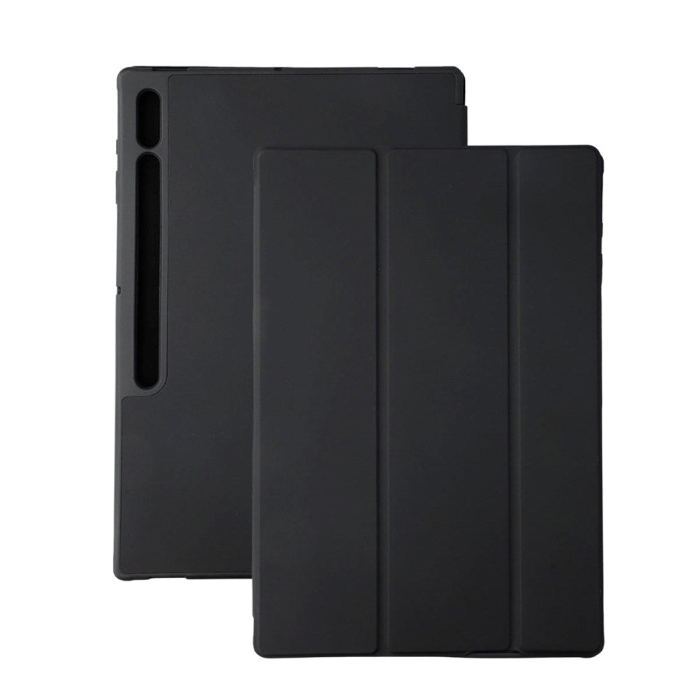 Samsung Galaxy Tab S10 Ultra / S9 Ultra 4smarts Basic Folio Case m. Penn Hållare - Svart