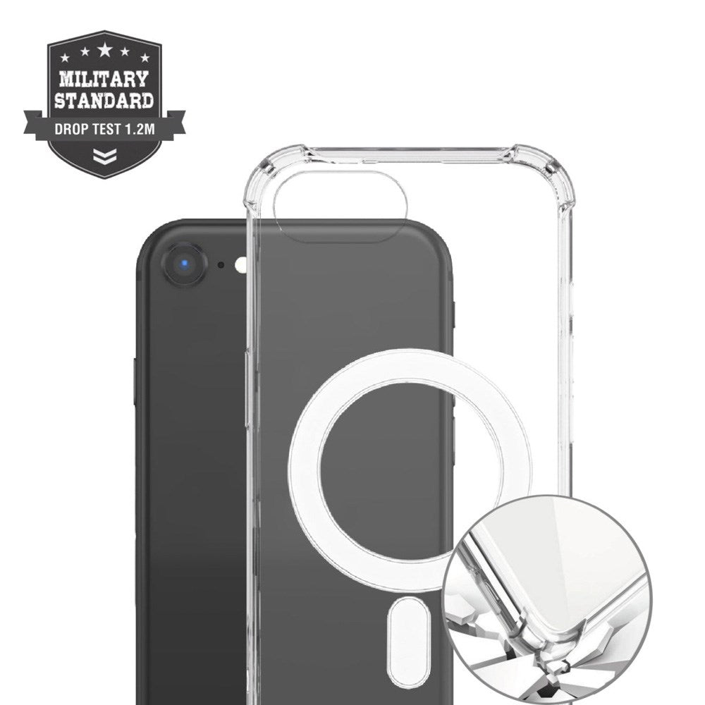 iPhone 16e 4smarts Ibiza Hybrid Skal - MagSafe Kompatibel - Transparent