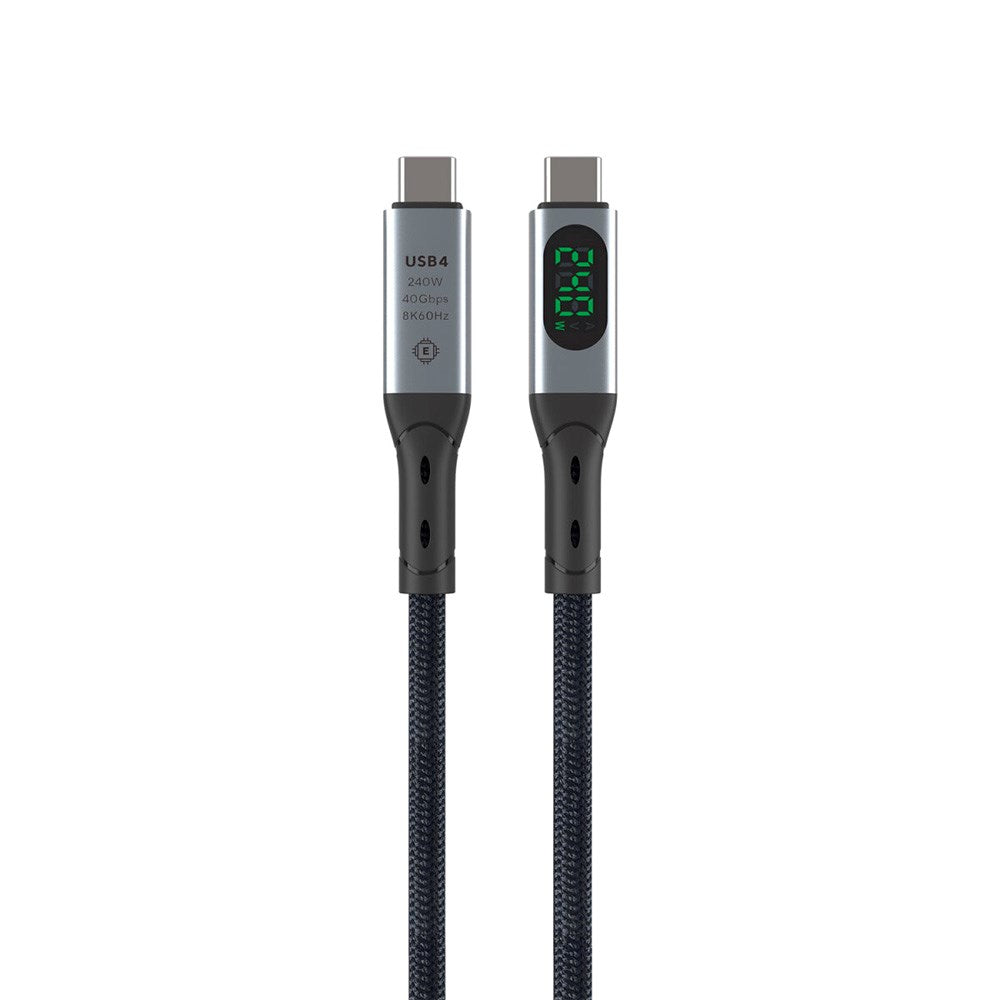 4smarts DigitCord Enterprise USB-C Kabel 240W - 1.5m - Svart