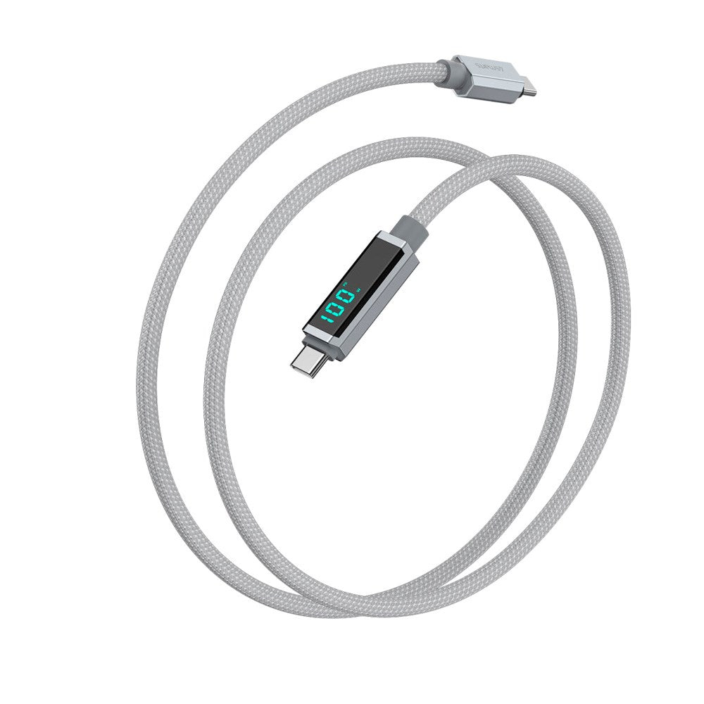 4smarts DigitCord USB-C Kabel 100W - 1.5m - Grå