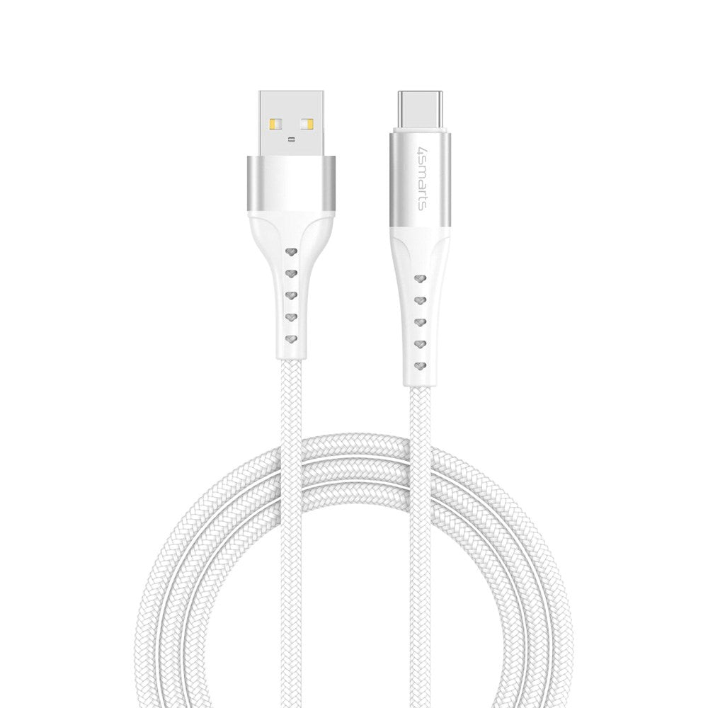 4smarts PrimeCord USB-C till USB-A Kabel 18W - 1.5 m - Vit