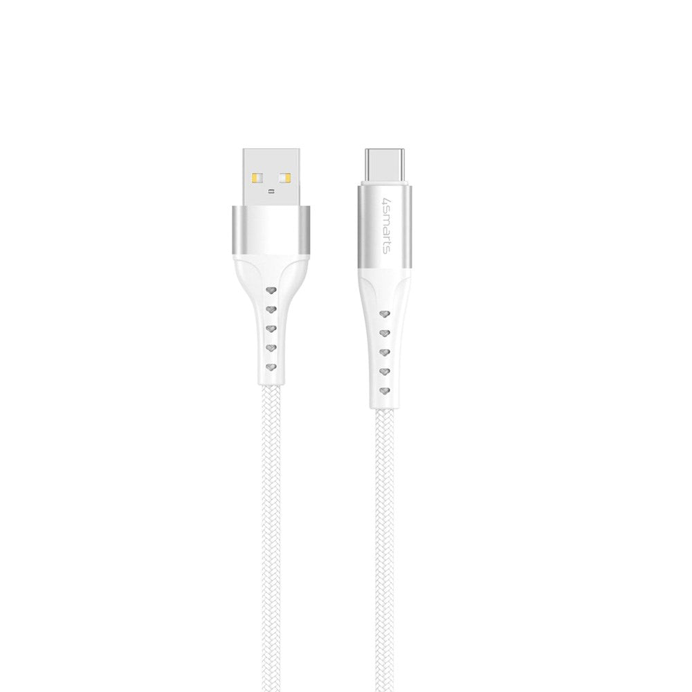 4smarts PrimeCord USB-C till USB-A Kabel 18W - 1.5 m - Vit