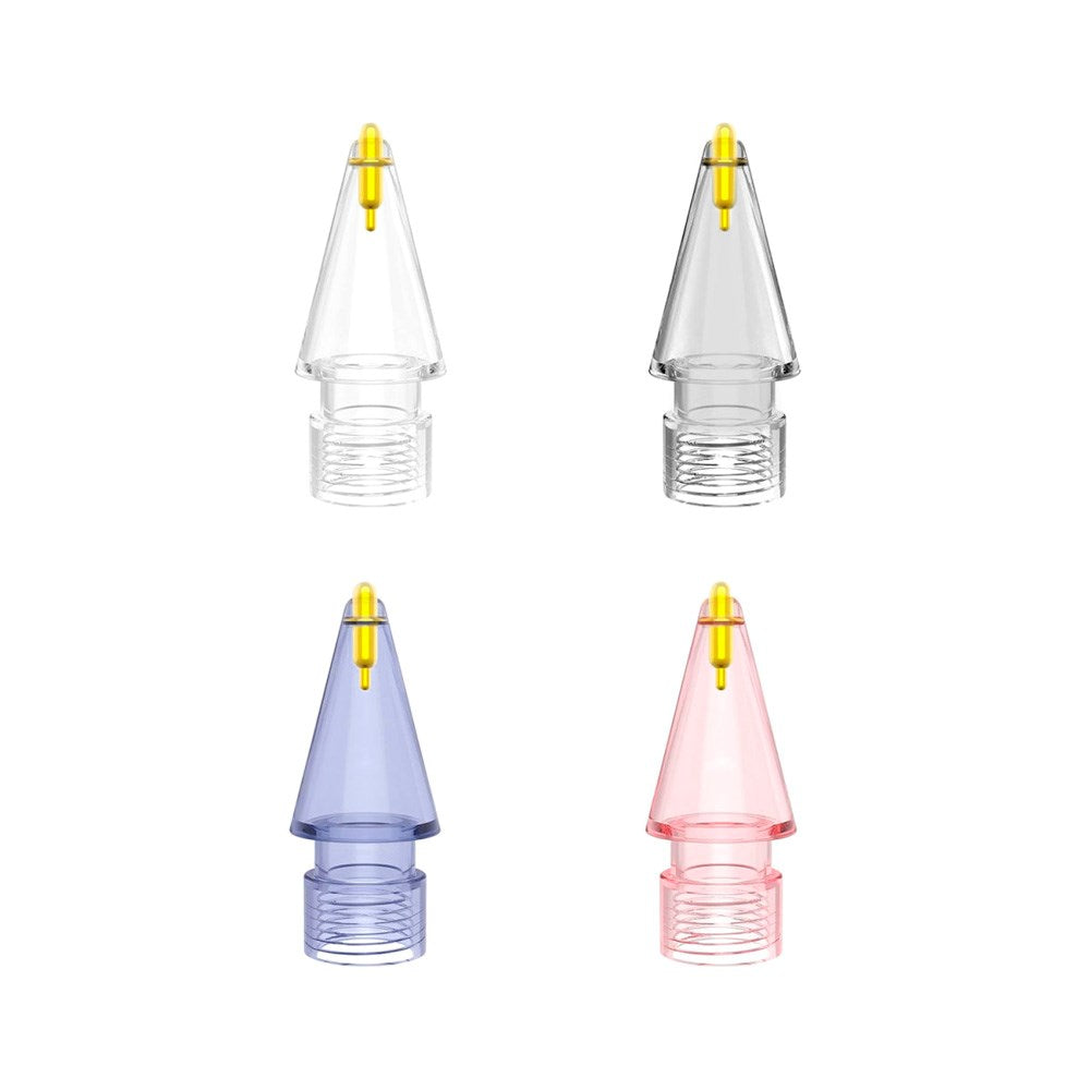 4smarts Universell Ersättningstoppar - Apple Pencil 1. gen / 2. gen / USB-C / Pro / 4smarts Pencil Pro 2 / 3 - 4 st - Flerfärgad