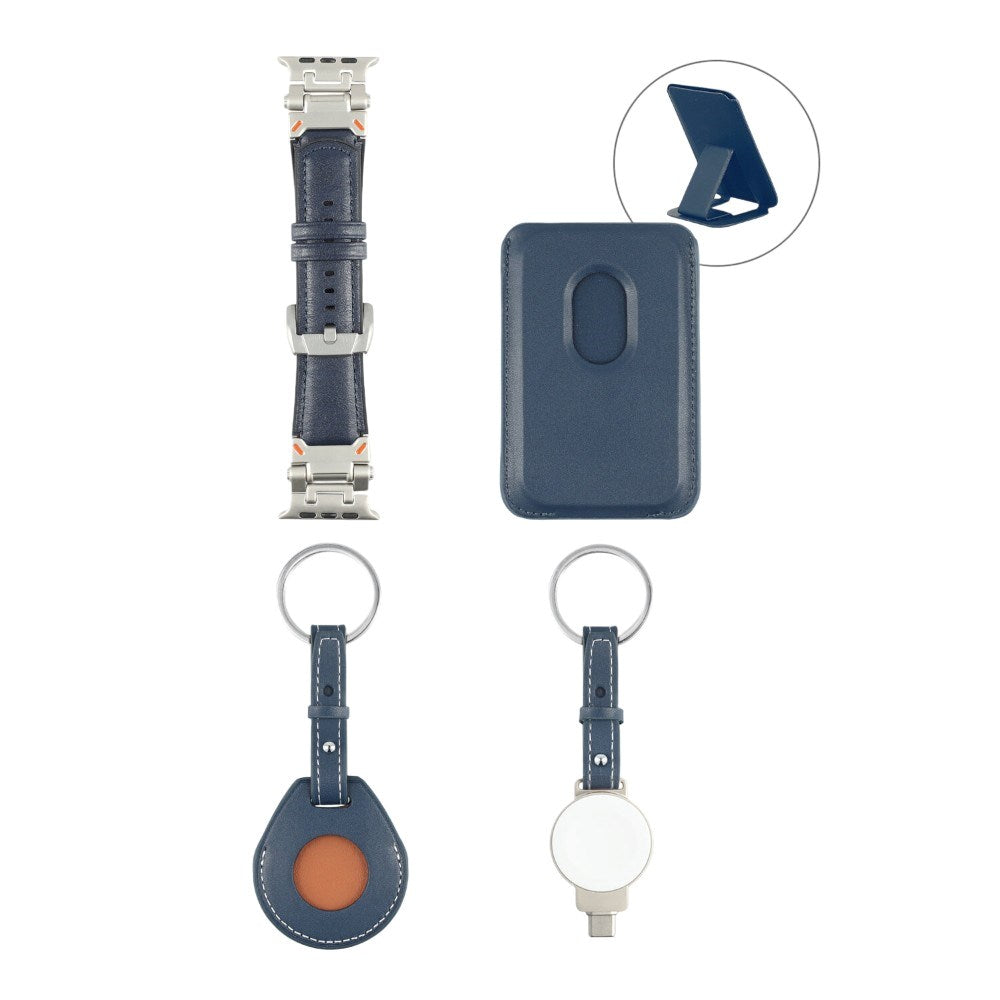 Accessory Set 4 st. 4smarts - MagSafe Kompatibel - Blå