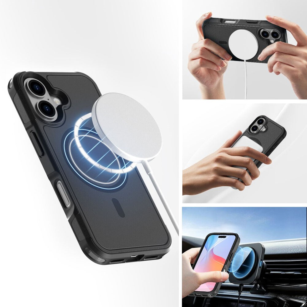 iPhone 17 4Smarts Defend Skal - MagSafe Kompatibel - Svart