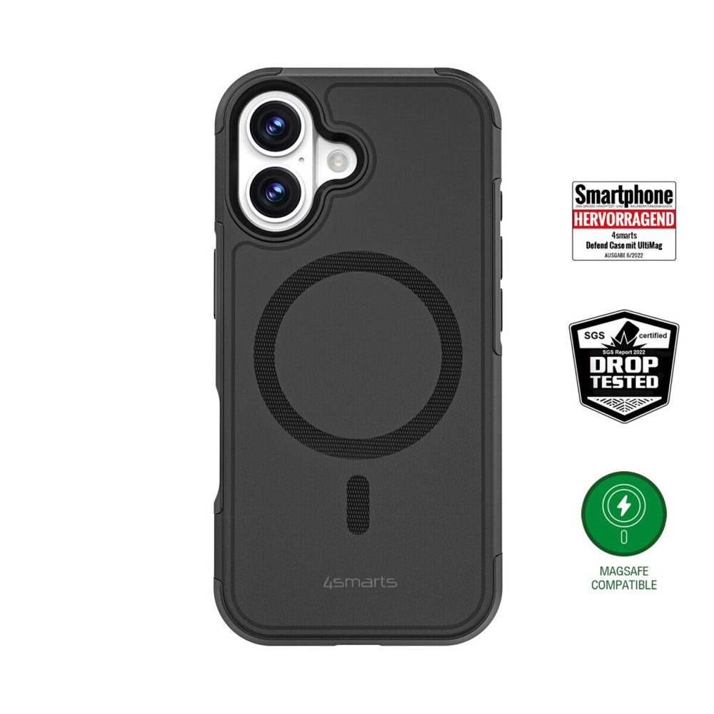 iPhone 17 4Smarts Defend Skal - MagSafe Kompatibel - Svart