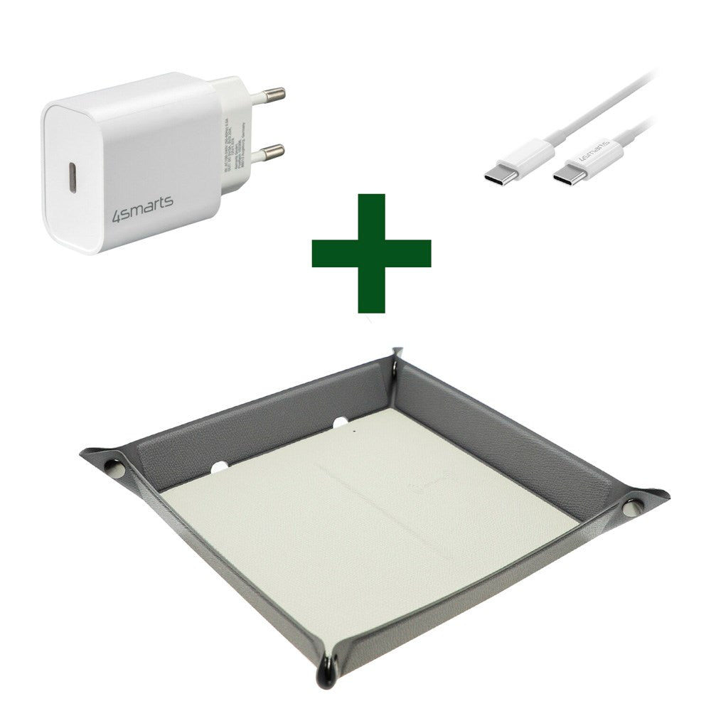 4smarts SmartTray Laddningsset - Grå