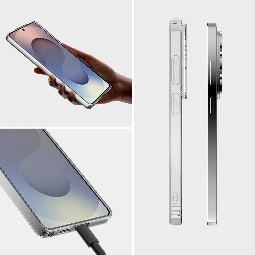 Samsung Galaxy S26 Ultra 4smarts 360° Skyddsset m. Skal & Skärmskyddsglas - Genomskinlig