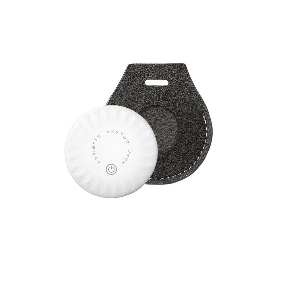 4smarts SkyTag GPS-Spårare inkl. Bagageetikett - Apple Find My & Android Find Hub - Vit / Svart