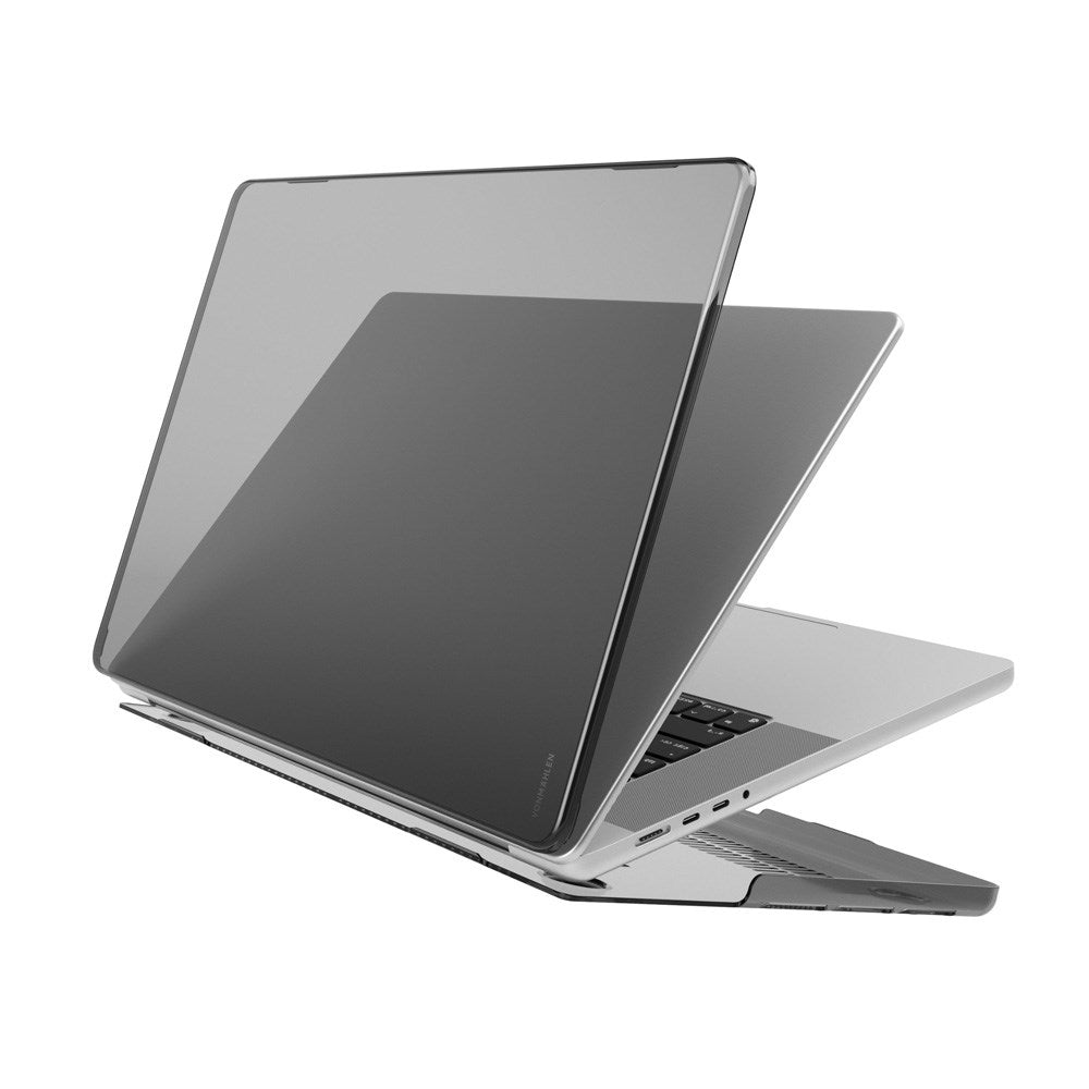 Vonmählen Transparent Skal för MacBook Pro M5/M4/M3/M2/M1 (2025-2021) - Genomskinlig/Svart