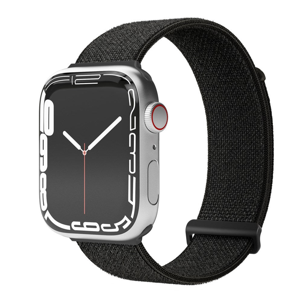 Apple Watch (42/44/45/46/SE/49mm) Vonmählen Fitness Loop 2 Nylonrem - Svart