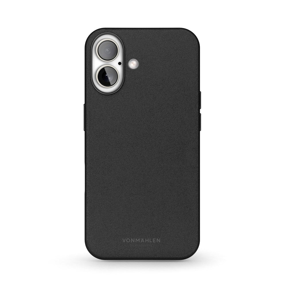 Vonmählen iPhone 16 Like Leather Skal - MagSafe Kompatibel - Black