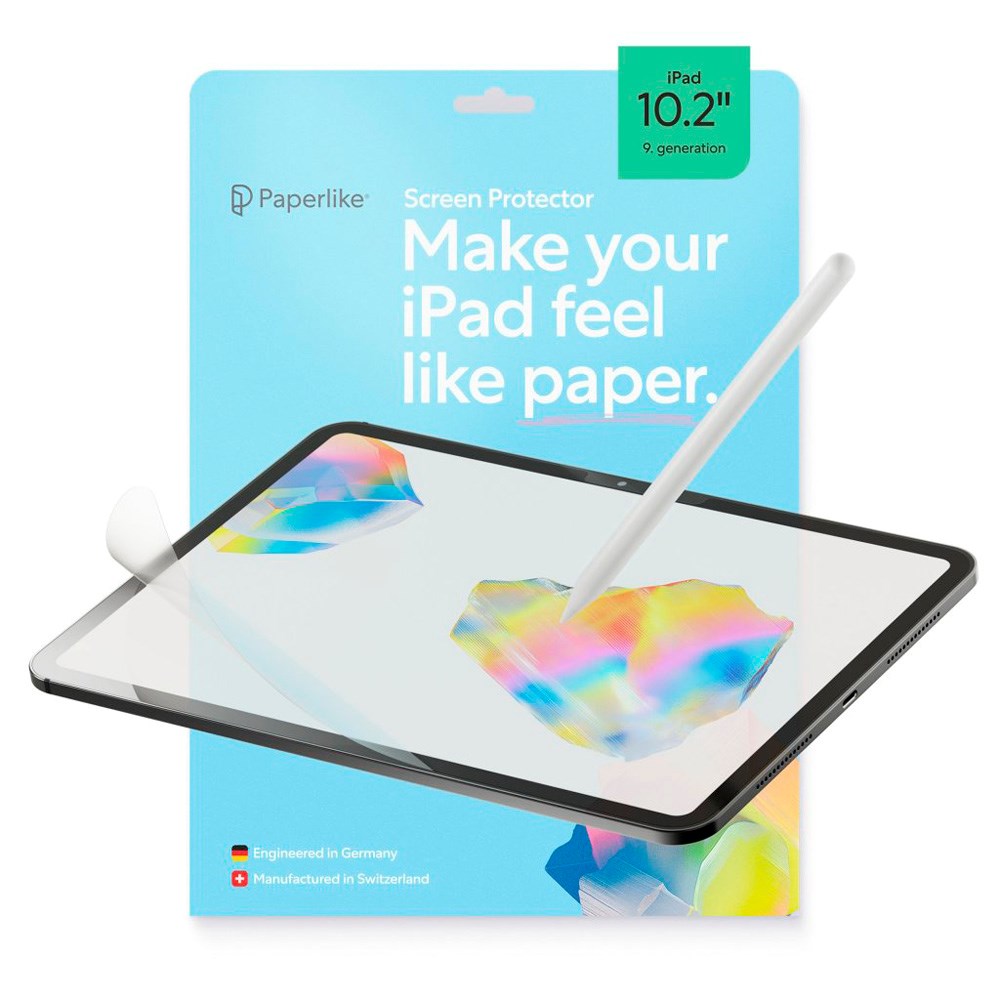 iPad 10.2" (2021 / 2020 / 2019) Paperlike 3 Skärmskydd - 2 st - Genomskinlig