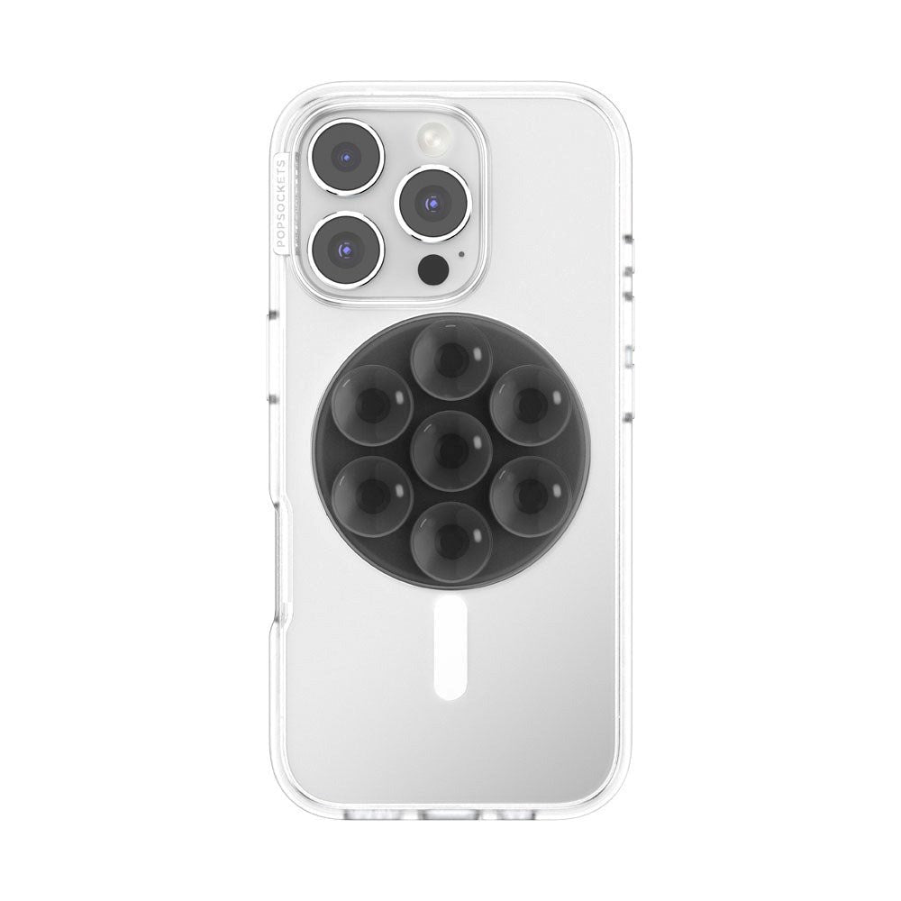 POPSOCKETS PopGrip Translucent Black MagSafe - Sugkoppar