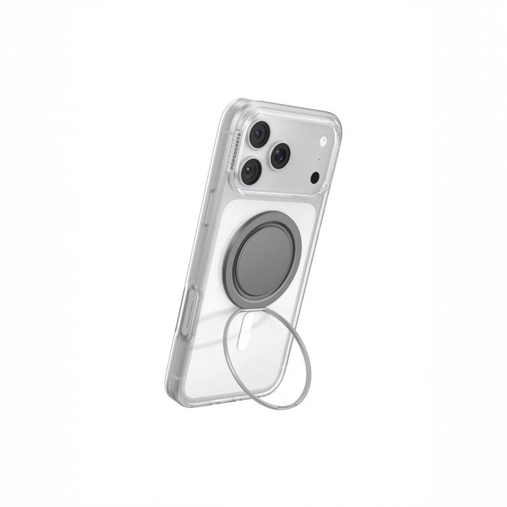 POPSOCKETS Low-Pro MagSafe med Stativfunktion - Gunmetal